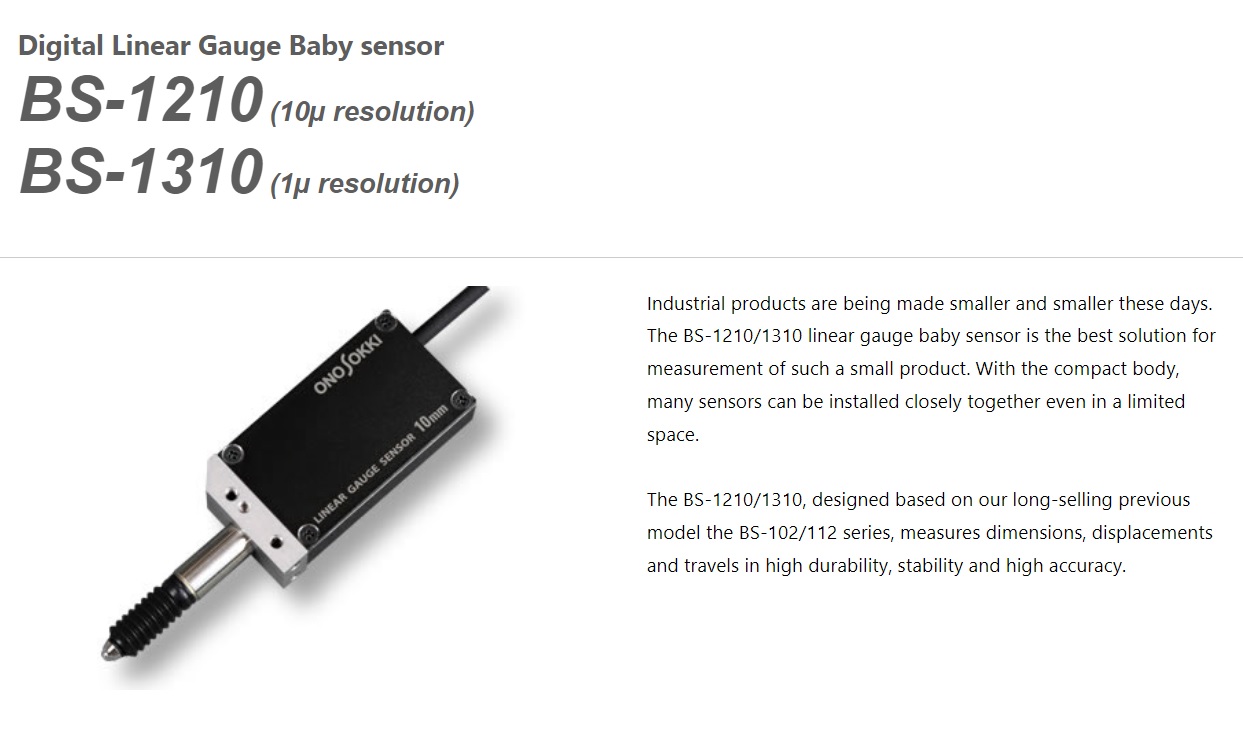 Ichiban Precision Sdn Bhd Ono Sokki Ono Sokki Digital Linear Gauge
